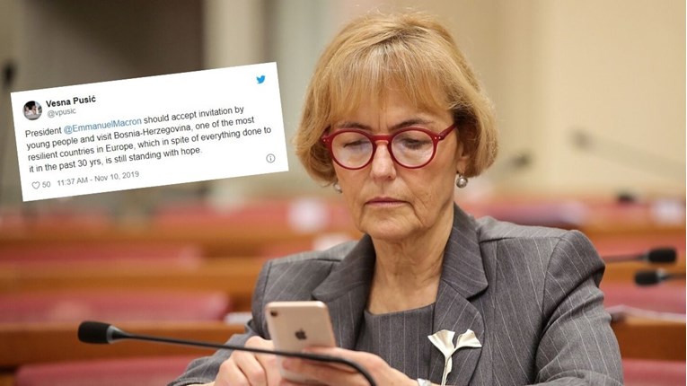 Pusić poručila Macronu: Trebao bi posjetiti Bosnu i Hercegovinu